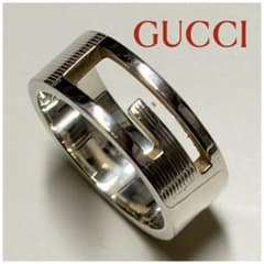 【良品】GUCCIグッチ シルバー　Gリング　❤︎