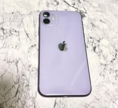 iPhone11 パープル 128GB SIMロックなし 本体＋ケース - メルカリ