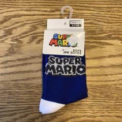 【海外購入】未使用品　スーパーマリオ キッズ靴下 3足セット 2-4才用のサムネイル