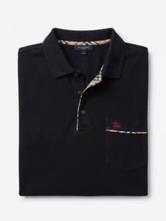 Burberry London ポロシャツ ブラック チェック柄のサムネイル
