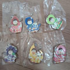 おそ松さん フルーツパフェ ラバーキーホルダー 6種セットのサムネイル