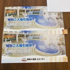箱根小涌園　ユネッサン　特別ご入場引換券のサムネイル