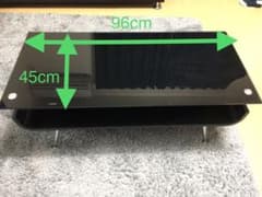 モモ蓮ジャー様専用 ローテーブル ガラス天板 96cm×45cmのサムネイル