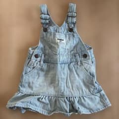 OshKosh B'gosh デニム ジャンバースカート 18ヶ月のサムネイル