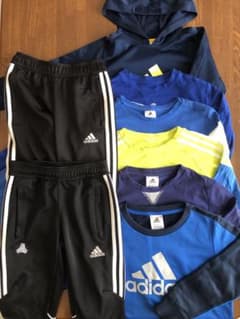adidas パーカー カットソー ズボン 130cm 8点セットでのサムネイル