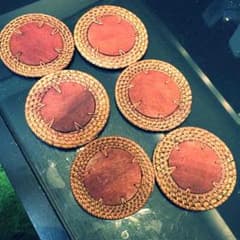 送込☆バリ雑貨 コースター6枚組のサムネイル