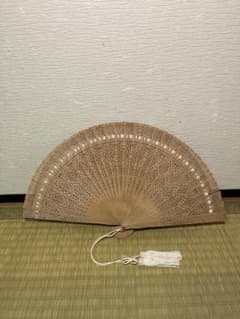 木製扇子のサムネイル