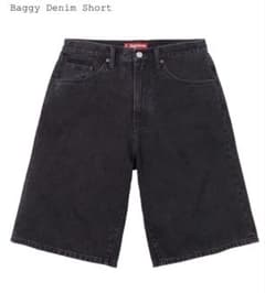 Supreme Baggy Denim Short 26SS 34インチ 26ss Supreme Baggy Denim Short ブラック 34 - メルカリ
