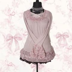 y2k axes femme チュニック 花柄 ドット レース 森ガール - メルカリ