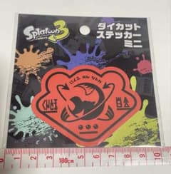 【匿名配送】スプラトゥーン3 サーモンラン ダイカットステッカーミニ