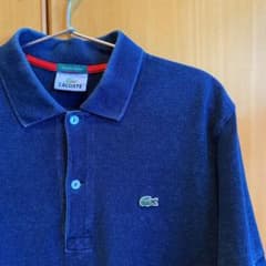 LACOSTE 聖林公司　別注　ブルーブルー　ポロシャツ　ラコステ　インディゴのサムネイル