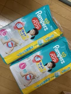 パンパースL  60枚　2パック　　3/19削除のサムネイル
