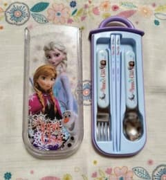 아나운서와 눈의 여왕 칼 3 개 세트 숟가락 포크 빗
