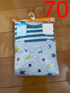 長袖　ロンパース  2枚口のサムネイル