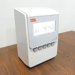 ☆美品 清掃済 MAX タイムレコーダー ER-110S5+ タイムカード20枚 
