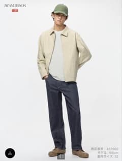 UNIQLO ストレートジーンズ JWA 34インチ 定価4990円のサムネイル