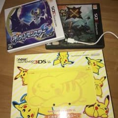 New 3DSLL ピカチュウ カセット付き！ 値下げ交渉可のサムネイル