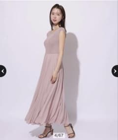 新品未使用】Mystrada プリーツメロードッキングワンピース