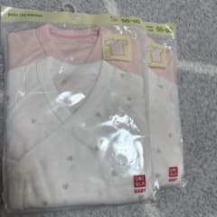 UNIQLO ベビー シャツ肌着 50-60 2枚セットのサムネイル