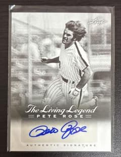 LEAF 2012 PETE ROSE ピート・ローズ サインカード - メルカリ