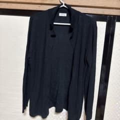 innocent 長袖カーディガン ブラック 3Lサイズのサムネイル