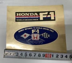 ホンダ　F1 当時物　HONDA 限定ステッカー　未使用のサムネイル
