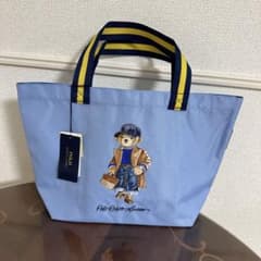 新品未使用タグ付 ポロラルフローレン ポロベアトートバッグアクア