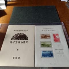 銭単位切手 (激レア) 国立公園シリーズ タトウ付小型シート 大雪山