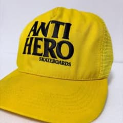 90s 初期 ANTI HERO CAP USA製 アメリカ製 90s 00s USA製 ANTI HERO メッシュキャップ オールドスケート - メルカリ