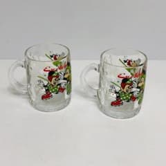 ディズニー×コカコーラ ガラスマグカップ2点セット ミッキー&ミニー