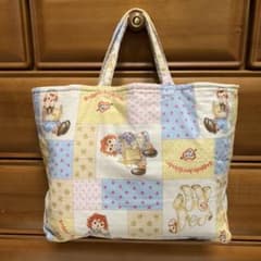 【未使用】ハンドメイド アン&アンディ トートバック☆手提げバックのサムネイル