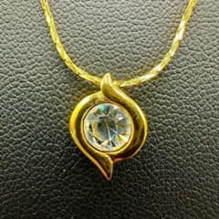 GIVENCHY ネックレス ゴールド サークルストーン レディース r8193