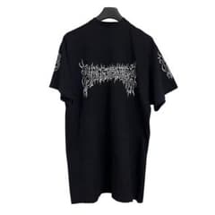 バレンシアガ 24SS ダークウェーブプリント ダメージ Tシャツ 739028 