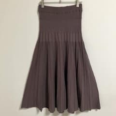 PROPORTION BODY DRESSING ニット　フレアロングスカート