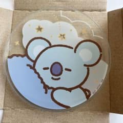BT21 Moon 유리 플레이트 코알라 디자인 이치 반 쿠지 BTS 반탄