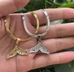 1023 ゴールド ネックレス ハワイアンジュエリー ホエールテール ジュエリー