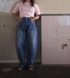 T.japan banana denim バナナデニム カーブ36 ライトブルー T.japan banana denim バナナデニム カーブ36 ライトブルー - メルカリ