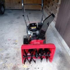 除雪機 ガソリンエンジン 赤 196CC - メルカリ