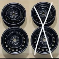 335②タイムセール【送料込】シエンタ　鉄ホイール　2本 335②タイムセール【送料込】シエンタ 鉄ホイール 2本 - メルカリ