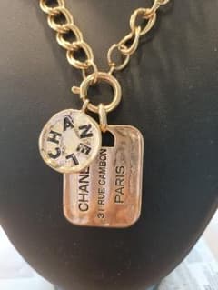 シャネル ネックレス Rue Cambon プレート 刻印なし 付属品なし - メルカリ