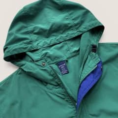 90's LANDS'END パッカブル ナイロン フーデッドジャケット 緑 m99647614337_1.jpg?1775937528