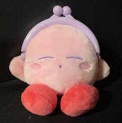 D805☆新品保管品☆星のカービィ☆ぬいぐるみ☆がま口財布☆プライズ限定☆送料込