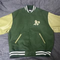Oakland Athletics スタジャン グリーン - メルカリ
