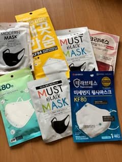 韓国製KF80 KF94 マスク 6枚セット まとめ売りのサムネイル