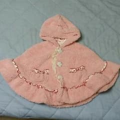 【すかいりん様専用】ピンクのポンチョのサムネイル