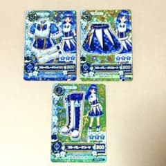 アイカツカード★初期★スペシャルレア★ブルーパレードコーデ3点セット★氷上スミレのサムネイル