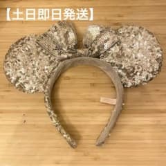 【土日即日発送】ディズニー　カチューシャ　ミニー　シルバー　スパンコールのサムネイル