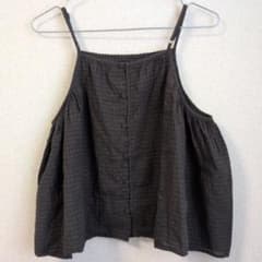 ダークグレー スリーブレスビスチェのサムネイル