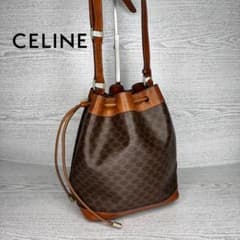 極美品　CELINE セリーヌ　ショルダーバッグ　巾着絞り有り　S401 極美品 CELINE セリーヌ ショルダーバッグ 巾着絞り有り S401 - メルカリ