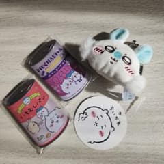 ちいかわ モモンガ がま口ポーチ缶バッジセット